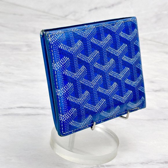 ❌❌❌ SOLD! ❌❌❌ GOYARD SKY BLUE VICTOIRE BI-FOLD WALLET - Picture 7 of 16